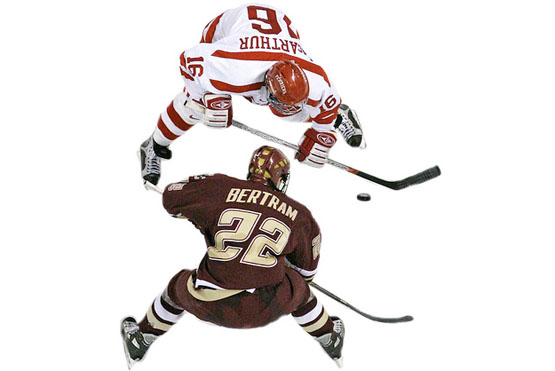 Boston university Jack Parker #6 Large Hockey Jersey | SidelineSwap