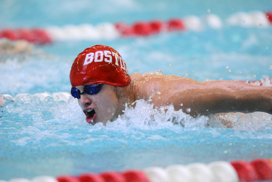 Boston University, America East swimming and diving championship 2012