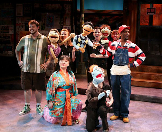 Avenue Q cast, Lyric Stage Company, Boston
