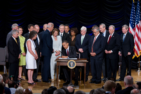 Dodd-Frank Wall Street Reform and Consumer Protection Act, President of the United States Barak Obama