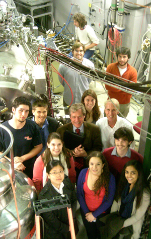 Boston University BU Abroad, Williams College, and Georgetown University undergraduate interns at CERN, Geneva, Higgs boson, ATLAS