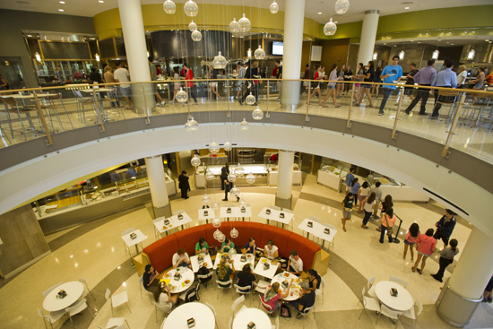 Center for Student Services, Marciano Commons Boston University Center for Student Services, Fresh Food Company at Marciano Commons dining hall