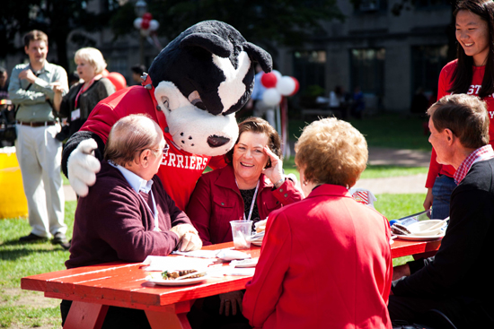 Rhett Terrier, Norman and Pat Stolack, Taste of Bu, Boston University Alumni Weekend 2012