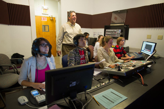 BUTV10.com Decision 2012, control room BUTV10.com Decision 2012 election night coverage
