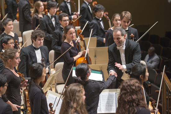 Boston University BU, Boston Youth Symphony BYSO, conductor Federico Cortese, College of Fine Arts CFA