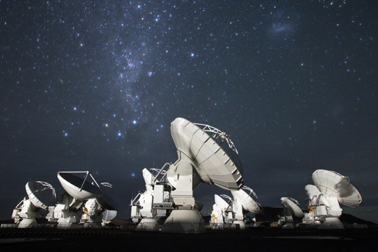 Atacama Large Millimeter/submillimeter Array (ALMA), brick, stars