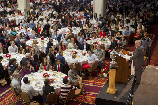 President Robert A. Brown, Boston University BU Senior Breakfast 2013, Boston University Class of 2013