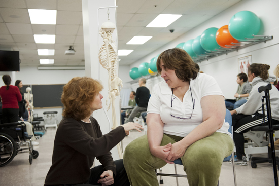 Mary Borrelli, Lincoln-Thompson Elementary School, English Language Learner ELL teacher, Boston University BU Sargent College intensive treatment program for stroke survivors