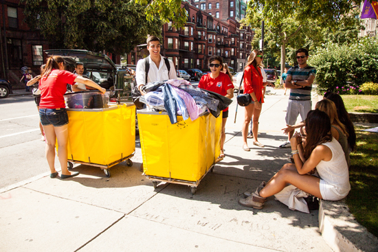 Boston University Fall Semester move-in week 2013, traffic, street closings