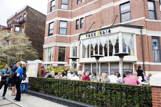 Boston University BU, lunch review, Cafeteria restaurant, Newbury Street, comfort food, french fries sandwiches