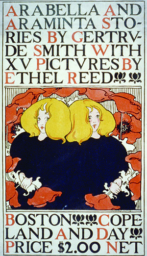 The Arabella and Araminta Stories, lithograph by Ethel Reed, 1895. Photo courtesy of the Library of Congress, Prints and Photographs Division