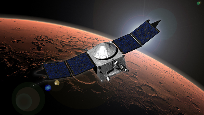 MAVEN Mars satellite, NASA