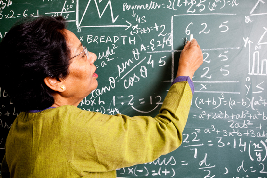 Woman Teaching Mathematics