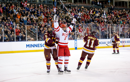 Boston University vs. Yale, NCAA hockey tournament 2015: 2 p.m.