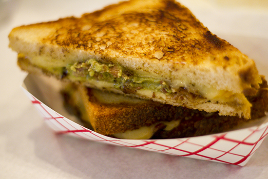 "Green Muenster" at Roxy's Grilled Cheese in Allston, MA