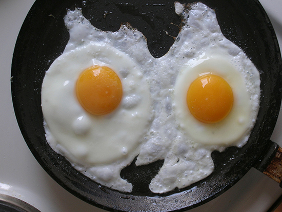 fried eggs