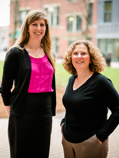 Chelsea Epler, Program Manager for BU’s BEST program, and Esther Bullitt of Boston University School of Medicine