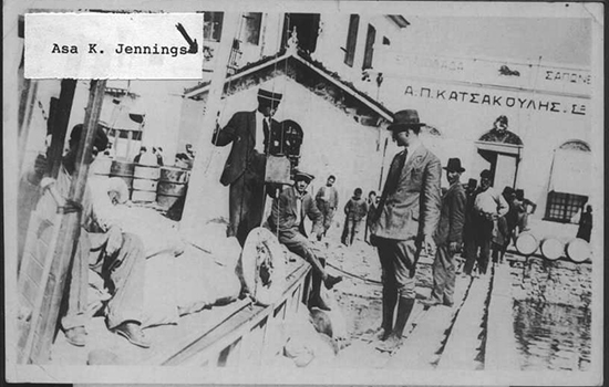 American food for Smyrna refugees arrived at the Island of Mitylene.