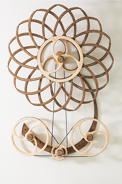 David C. Roy Builds Kinetic Sculptures Powered by Wood and Springs |  Bostonia | Boston University