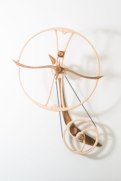 David C. Roy Builds Kinetic Sculptures Powered by Wood and Springs |  Bostonia | Boston University