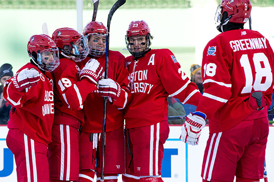 The BU men’s hockey team opens 2017 NCAA tournament play today at 3 p.m. in Fargo, N.D., facing the North Dakota Fighting Hawks. The winner will face either Minnesota Duluth or Ohio State in the West Regional Championship tomorrow.