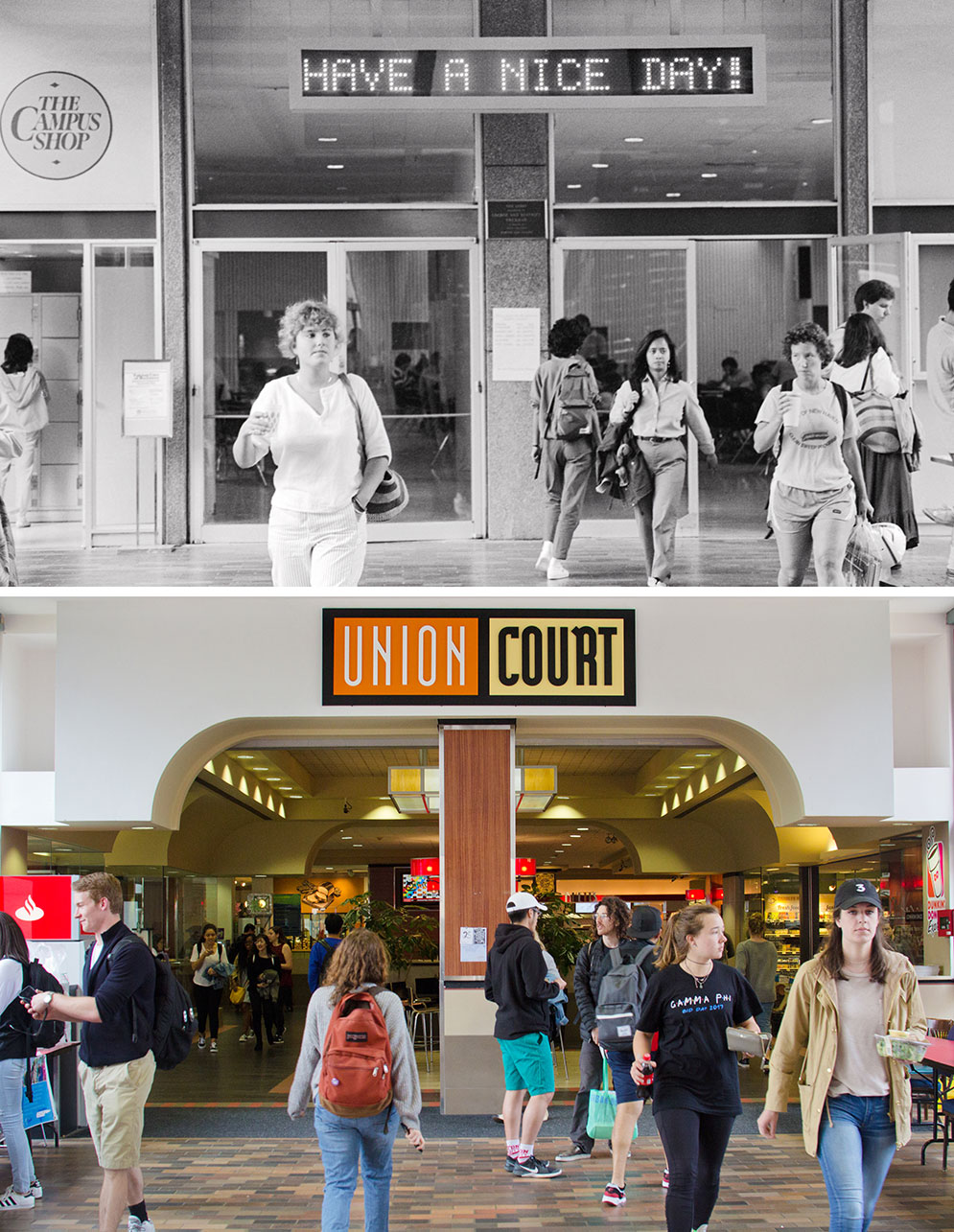 George Sherman Union Court 1984 vs 2017