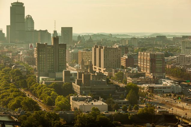 Boston University skyline