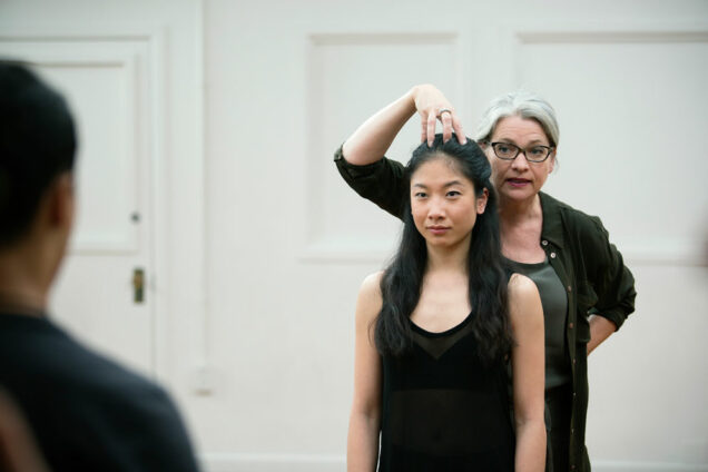 Kerry Fox as Hannah, and Michelle Ny as Frankie in The Rehearsal.