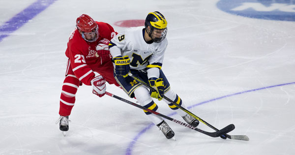 Boston University hockey gets bounced by Michigan in Northeast Regional  final – Boston Herald