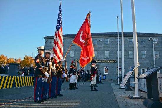 The USS Constitution Museum offers a special Memorial Day program honoring veterans, complete with a visit to the USS Constitution and making bracelets for the troops currently deployed overseas. Photo courtesy of the US Navy