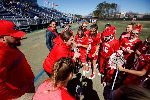 BU lacrosse women's team