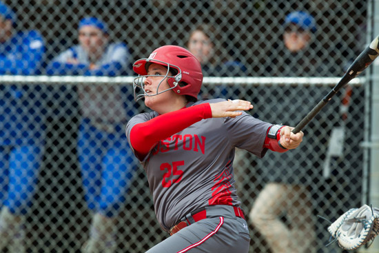 Alex Heinen at bat