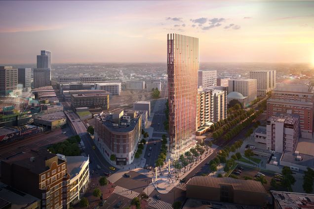 Rendering of a new and improved Kenmore Square