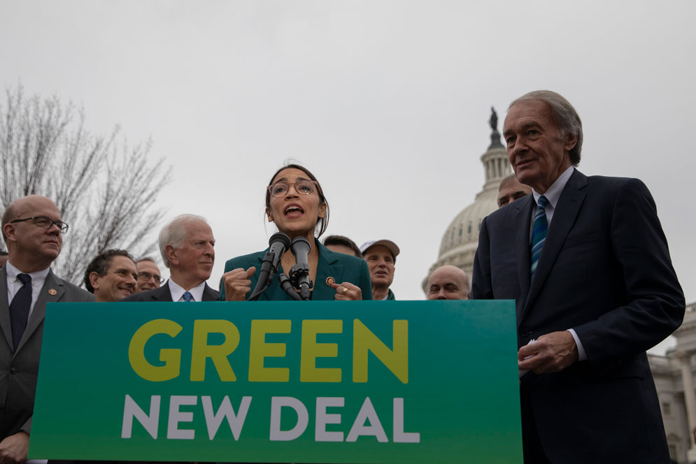 Student Environmentalists on Alum Alexandria Ocasio-Cortez's Green New Deal:  Yes, Please | BU Today | Boston University