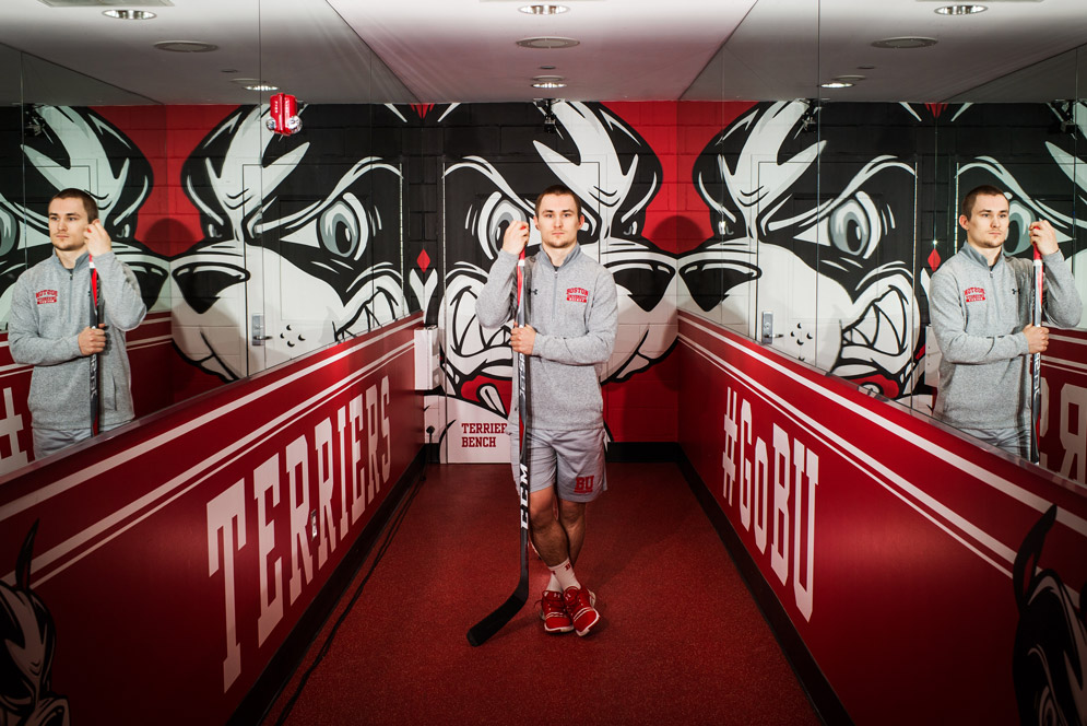 For Bobo Carpenter, Ice Hockey Is in His DNA | BU Today | Boston