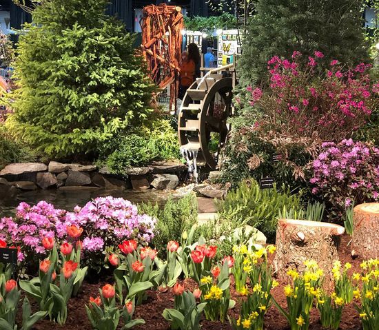 A garden site from the Boston Flower and Garden show