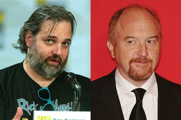 Dan Harmon and Louis C.K.