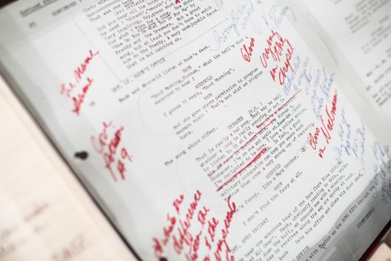 Robin William's annotated scripts