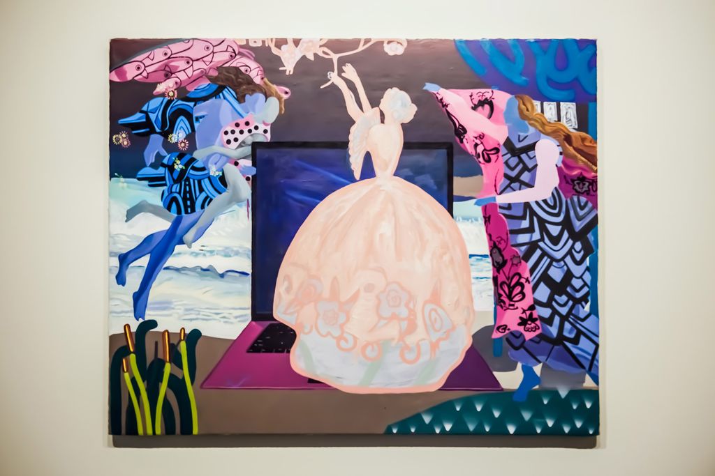 A painting on canvas by Madelina Bohrer
