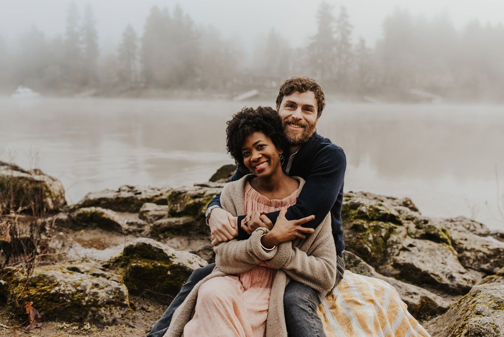 A portrait photo of Anika Bent-Albert (CAS’99) and Todd Albert (CAS’99)