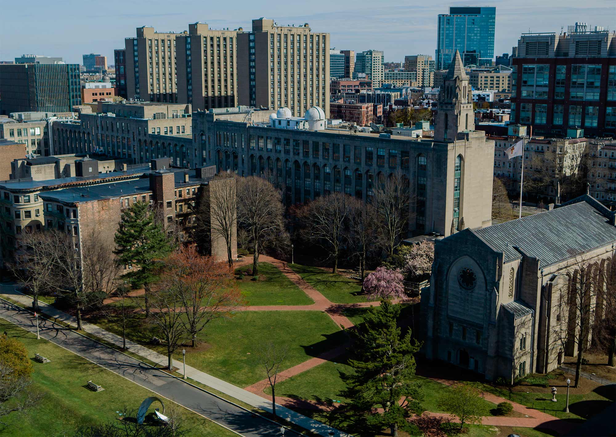 Drone Footage of Deserted Boston University Captures Impact of Pandemic |  BU Today | Boston University