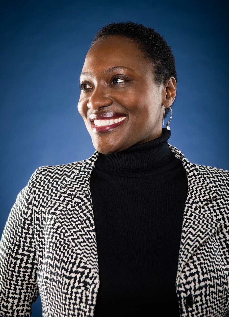 Portrait of Dionne Lomax, lecturer at Boston University Questrom College of Business and School of Law