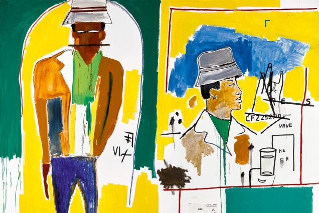 Jean-Michel Basquiat’s 1984 painting, “ERO"