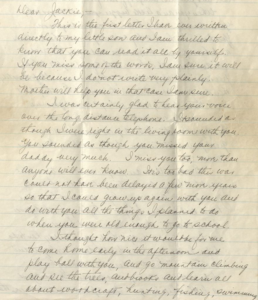 A photo of a handwritten note