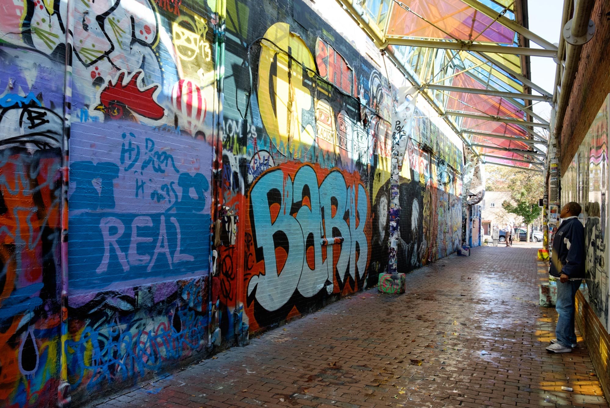 To Do Today: Spray Paint the Walls of Cambridge's Graffiti Alley | BU Today  | Boston University