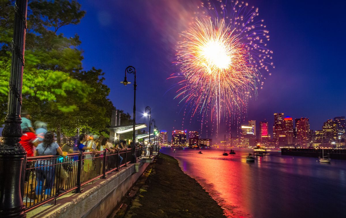 Celebrate Boston Harbor Fireworks from Nantucket Lightship LV-112