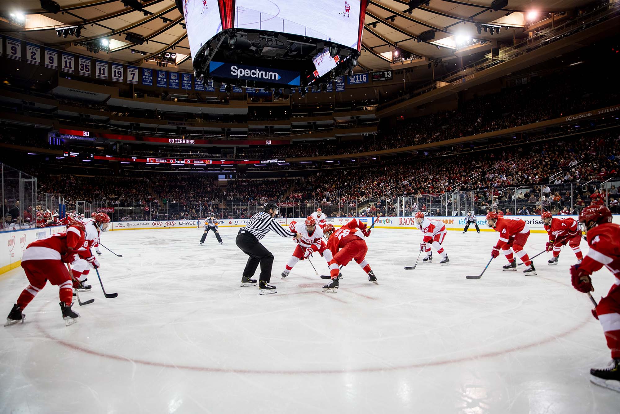 Red Hot Hockey: Terriers, Big Red Clash at Madison Square Garden This  Weekend | BU Today | Boston University