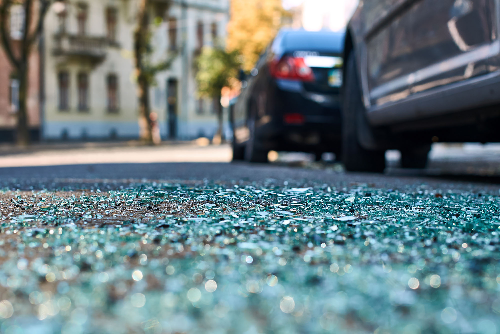 How many times a day do cars crash into buildings?