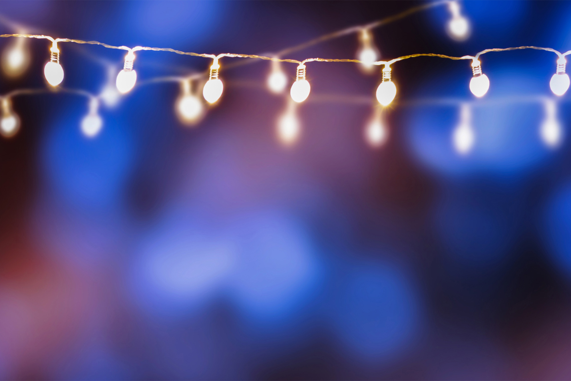 holiday lights background
