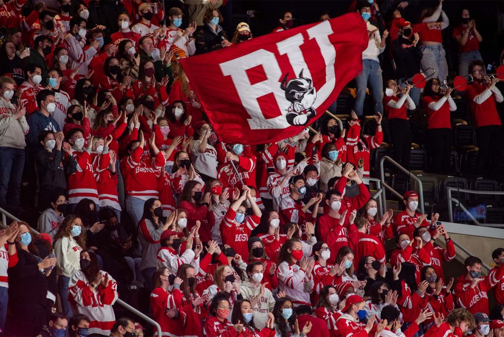 No. 8/7 BU Set to Host No. 9 Harvard at Sold-Out Walter Brown Friday Night  on ESPN2 - Boston University Athletics